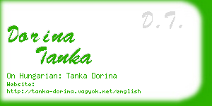 dorina tanka business card